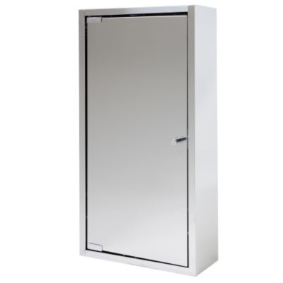 Tu Stainless Steel Cabinet with Mirror Door