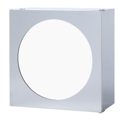 Tu Stainless Steel Cabinet with Circle Mirror Chrome