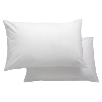 Unbranded Tu Pillowcase Non-iron Pair White Statutory