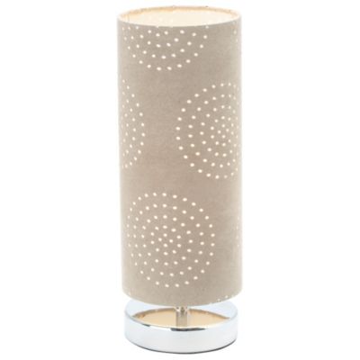 Tu Laser Circle Cut Table Lamp Tan