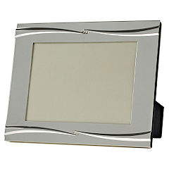 Statutory Tu Art Deco Jewel Frame 8x10` Silver