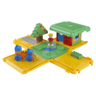 Mega Bloks Fire Station Fold and Go Bucket