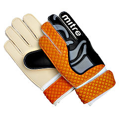 Mitre Fortress Goalie Glove Small Orange
