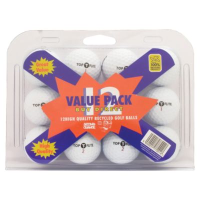 Value Golf Balls 12 Pack