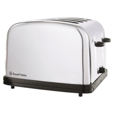Russell Hobbs 4 Slice Brushed Stainless Steel Toaster