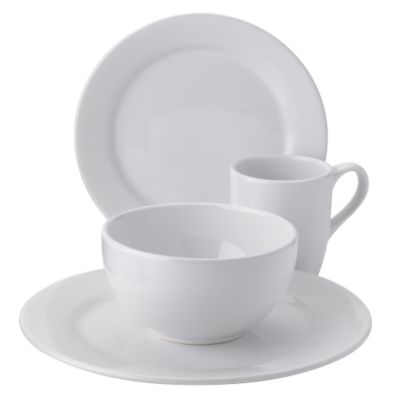 Unbranded Tu Dinner Set White 16 Piece