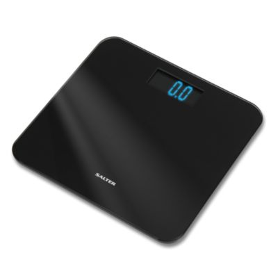 Salter Black Glass Electronic Bathroom Scales