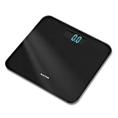 Salter Black Glass Electronic Bathroom Scales