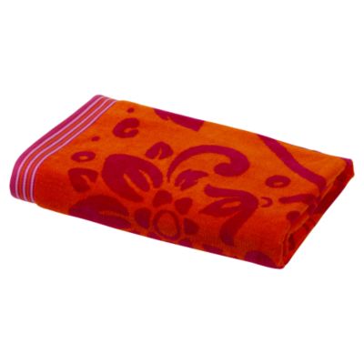 Christy Beach Towel Hot Floral