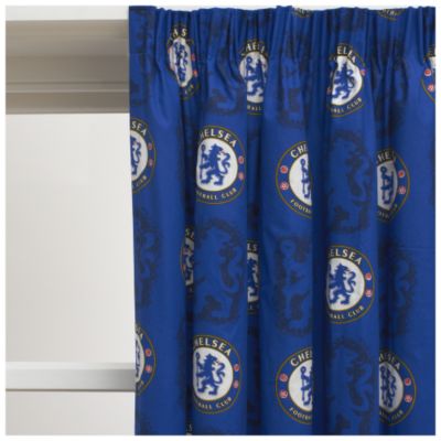 chelsea Football Club Cotton Curtains