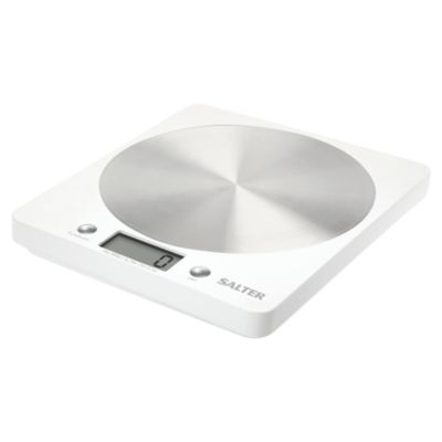 Statutory Salter 1036 LCD Kitchen Scale White