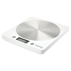 Salter 1036 LCD Kitchen Scale White