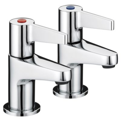 Bristan Design Utility Lever Basin Taps