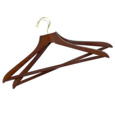 Dark Wood Hangers 2 Pack