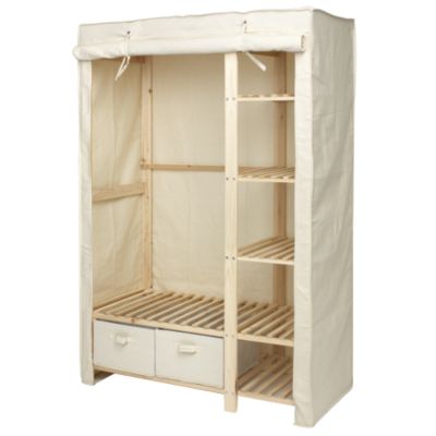 Canvas Double Wardrobe