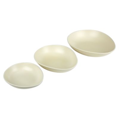 Nigella Living Kitchen Set of 3 Dishes Cream