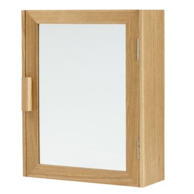 Oak Cabinet with Shelf