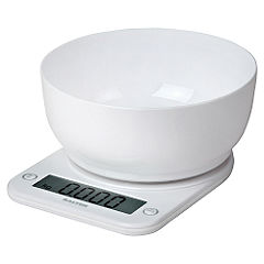 Statutory Salter Electronic Kitchen Scale with Readout Bowl