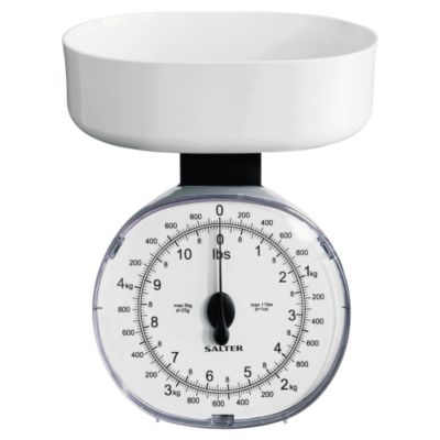 Statutory Salter 5kg Clock Face Kitchen Scale
