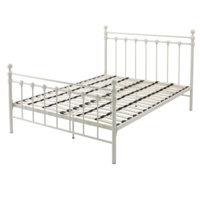 Victoria Ivory King Size Bed