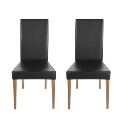 Pavilion Pair of Faux Leather Upholstered Dining