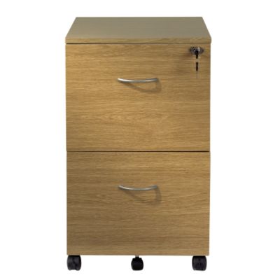 Oak Effect Filing Cabinet