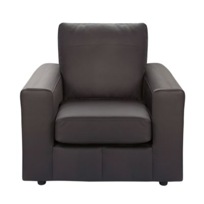 Lausanne Chair Leather Chocolate
