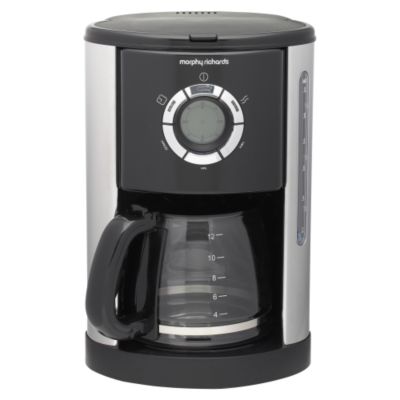Morphy Richards Accents Jet Black Filter Coffee Maker
