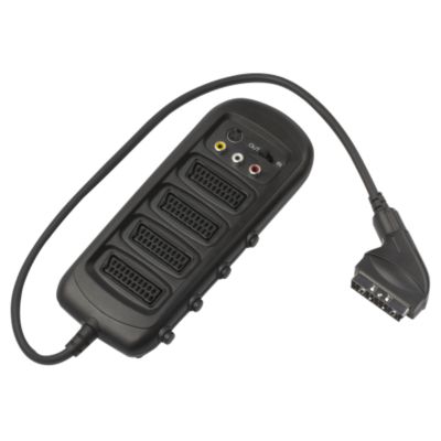 Ross Manual SCART Selector 4-way with RCA Connection