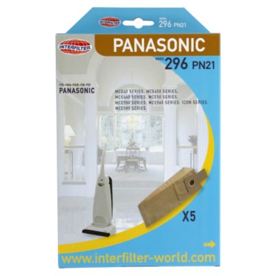 Statutory Panasonic Upright Bags 296 PN21