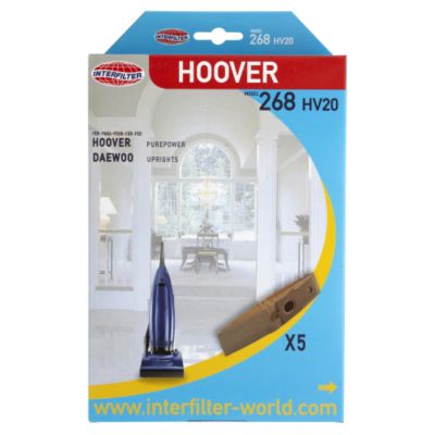 Statutory Hoover Purepower and Daewoo Bags 268 HV20