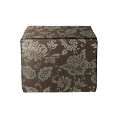 Ansty Footstool Classic Floral Sage