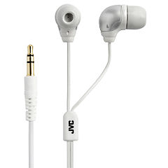 JVC Silver Marshmallow Headphones Statutory
