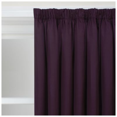 Unbranded Tu Faux Silk Curtains Purple