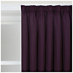 Statutory Tu Faux Silk Curtains Purple