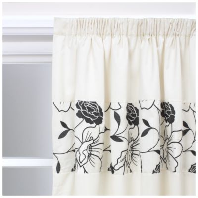 Tu Trailing Floral Pencil Pleat Curtains