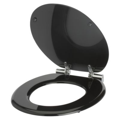 Slow Close Toilet Seat Black