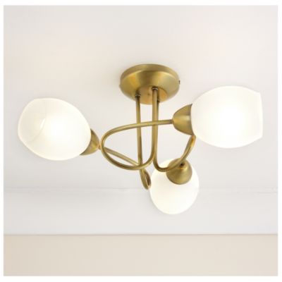 Unbranded Tu Twist Ceiling Light Antique Brass