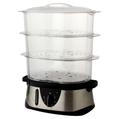 Statutory Be Good to Yourself Stainless Steel 3 Tier Steamer