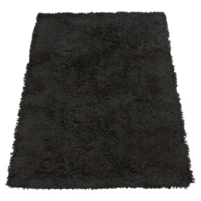 Statutory Tu Shaggy Rug Black