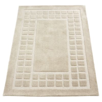 Statutory Tu Squares Rug Cream