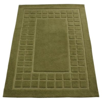 Statutory Tu Squares Rug Green