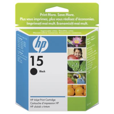 HP 15 Black Ink Cartridge