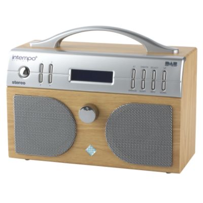 Intempo Wooden DAB Radio PG01