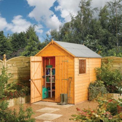 Rowlinson Shiplap 8x6 Modular Apex Shed