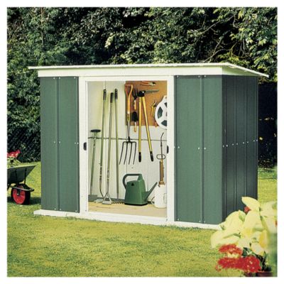 Rowlinson 8x4 Metal Shed Pent Roof