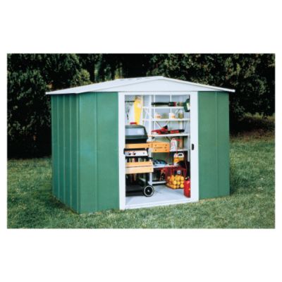 Rowlinson 8x7 Metal Shed Apex Roof