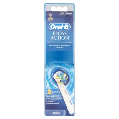 Oral B Triumph Floss Action Brush Head 2 Pack