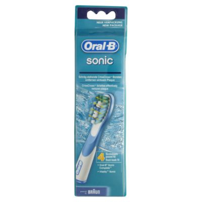 Oral B Sonic Power Toothbrush Refills 4 Pack