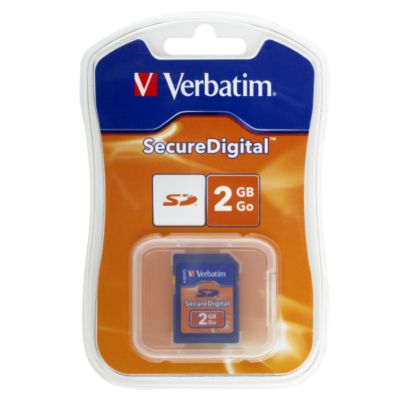 Verbatim 2GB Secure Digital Memory Card